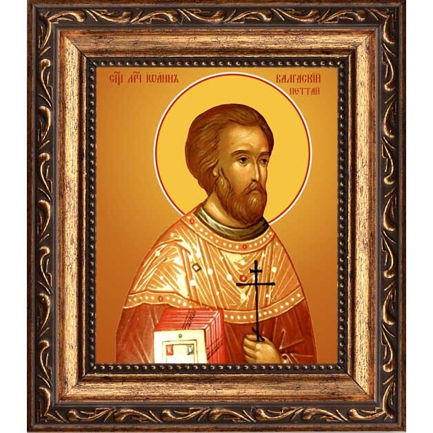 

Иоанн Петтай, священномученик, пресвитер. Икона на холсте.