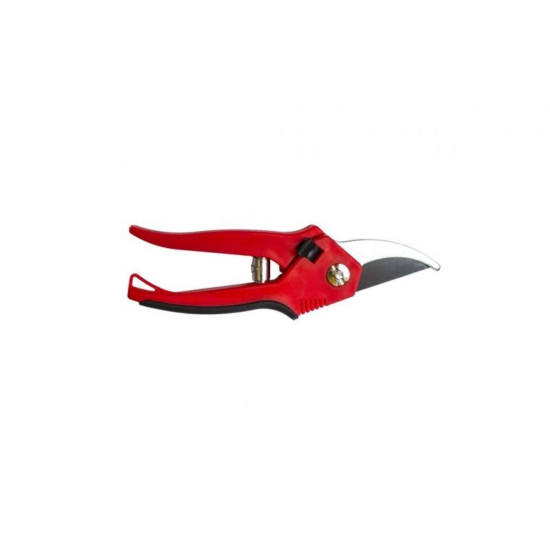 

Секатор садовый с боковой фиксацией и пластиковыми рукоятками WMC TOOLS TG1306004-A, Красный, TG1306004-A