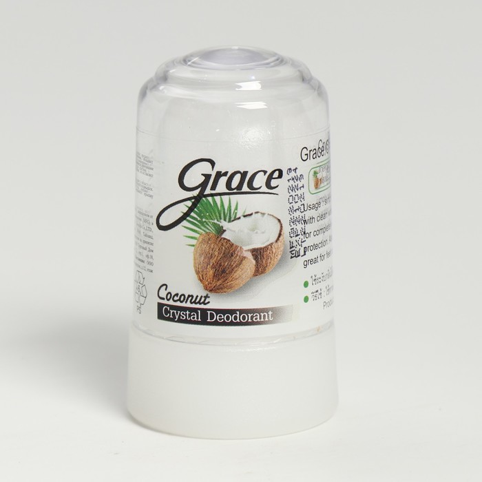 Купить Дезодорант - кристалл минеральный Grace , кокосовый, 70 г