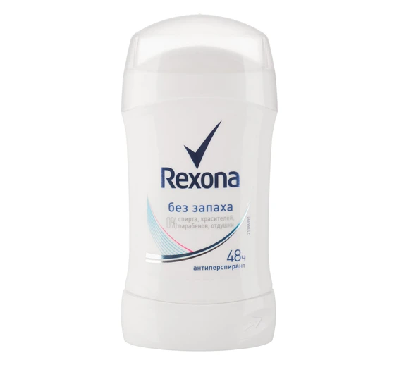 фото Антиперспирант rexona motionsense «без запаха», стик, 40 мл