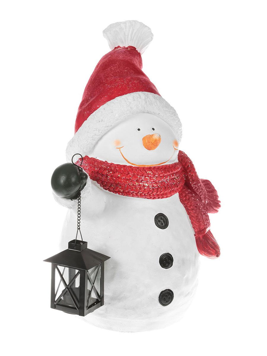 Новогодняя фигурка Феникс Present Снеговик в шапке 42218 1 шт.