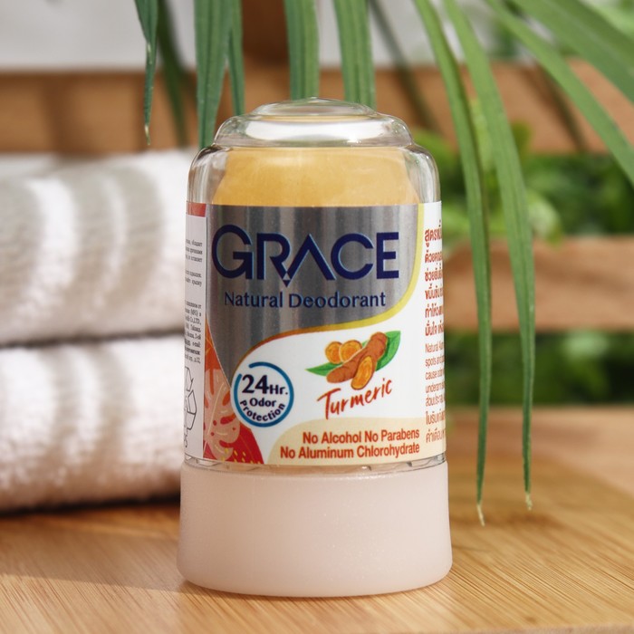 

Дезодорант Grace кристаллический Grece deodorant with Curmin С куркумой, 70 г