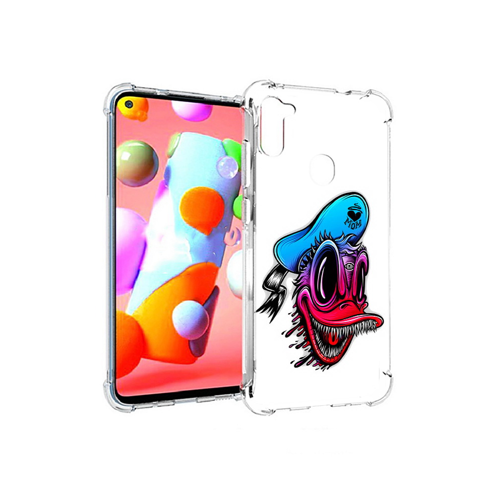 

Чехол MyPads Tocco для Samsung Galaxy A11 Дональд (PT149913.480.71), Прозрачный, Tocco