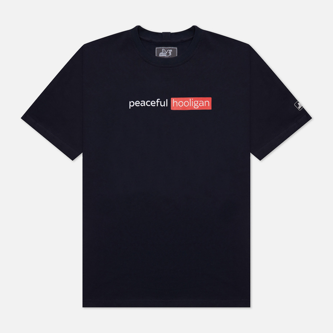 

Мужская футболка Peaceful Hooligan Broadcast синий, Размер XXL, Broadcast