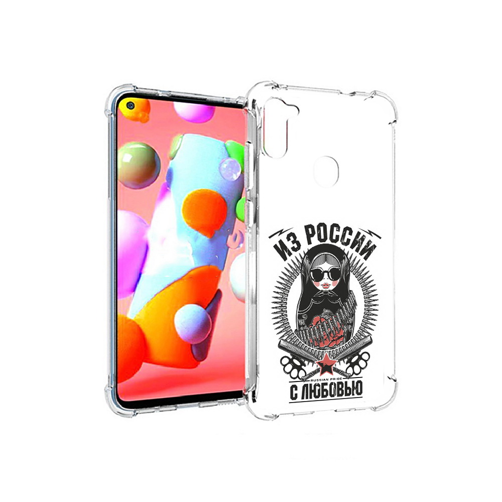 Чехол MyPads Tocco для Samsung Galaxy A11 Из России с любовью (PT149913.480.91)