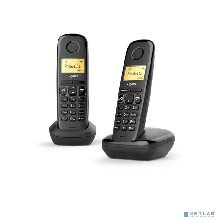 

DECT телефон Gigaset A270 DUO черный, A270 DUO