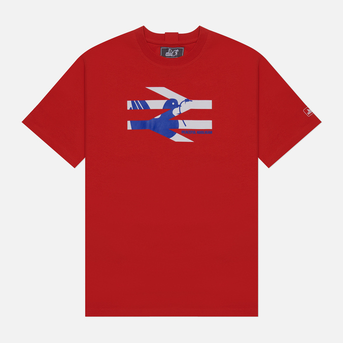 

Мужская футболка Peaceful Hooligan Railway Dove красный, Размер XL, Railway Dove