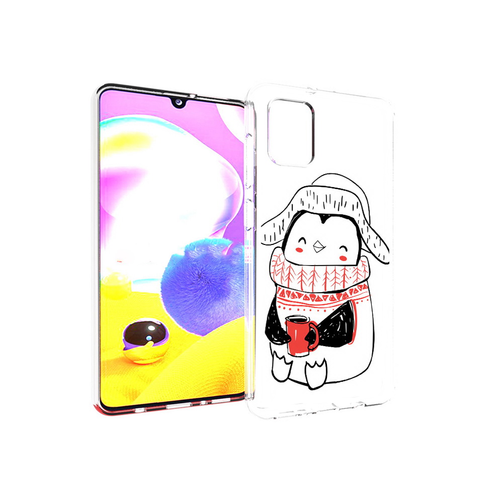 

Чехол MyPads Tocco для Samsung Galaxy A31 Милый пингвин (PT146911.482.115), Прозрачный, Tocco