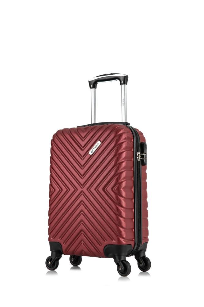 

Чемодан унисекс L'Case New Delhi бордовый, 52x34x19.5 см, New Delhi XS