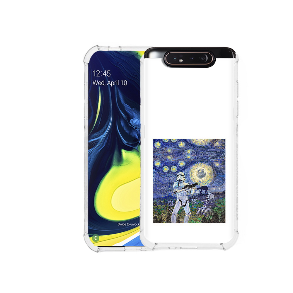 

Чехол MyPads Tocco для Samsung Galaxy A80 star wars звездная ночь (PT128473.599.23), Прозрачный, Tocco