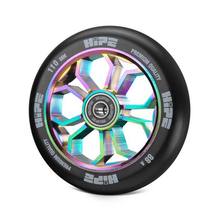 

Колесо для самоката Hipe H01 110мм Light neo-chrome/black 1шт