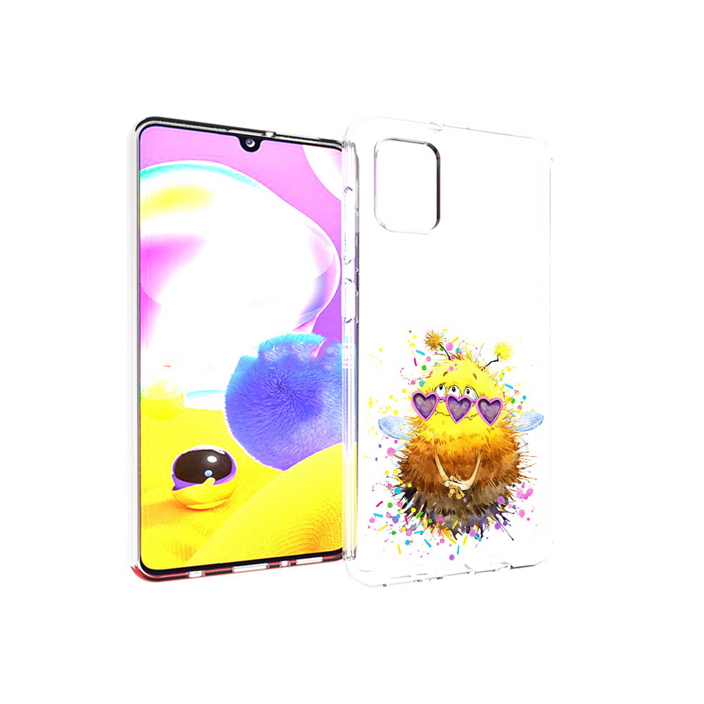 

Чехол MyPads Tocco для Samsung Galaxy A31 Пушитый шмель (PT146911.482.143), Прозрачный, Tocco