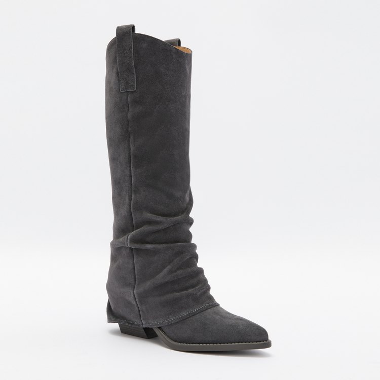 

Сапоги женские Tendance CLF785K-04 серые 36 EU, Серый, CLF785K-04