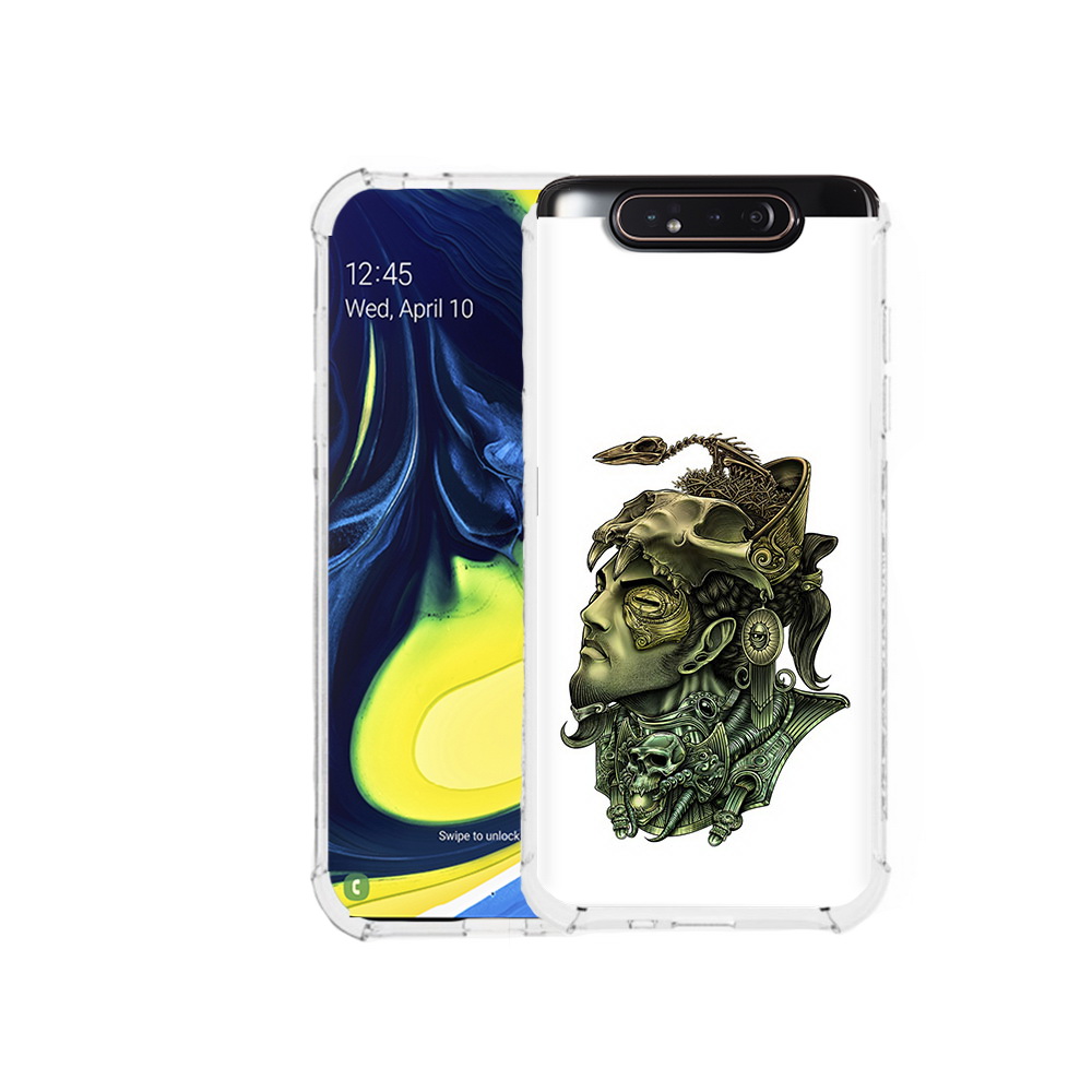 Чехол MyPads Tocco для Samsung Galaxy A80 бронзовый воин (PT128473.599.248)