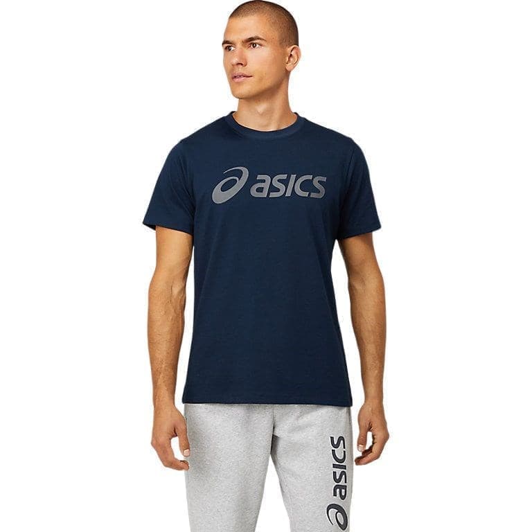 

Футболка мужская Asics 2031A978-410 синяя XL, Синий, 2031A978-410