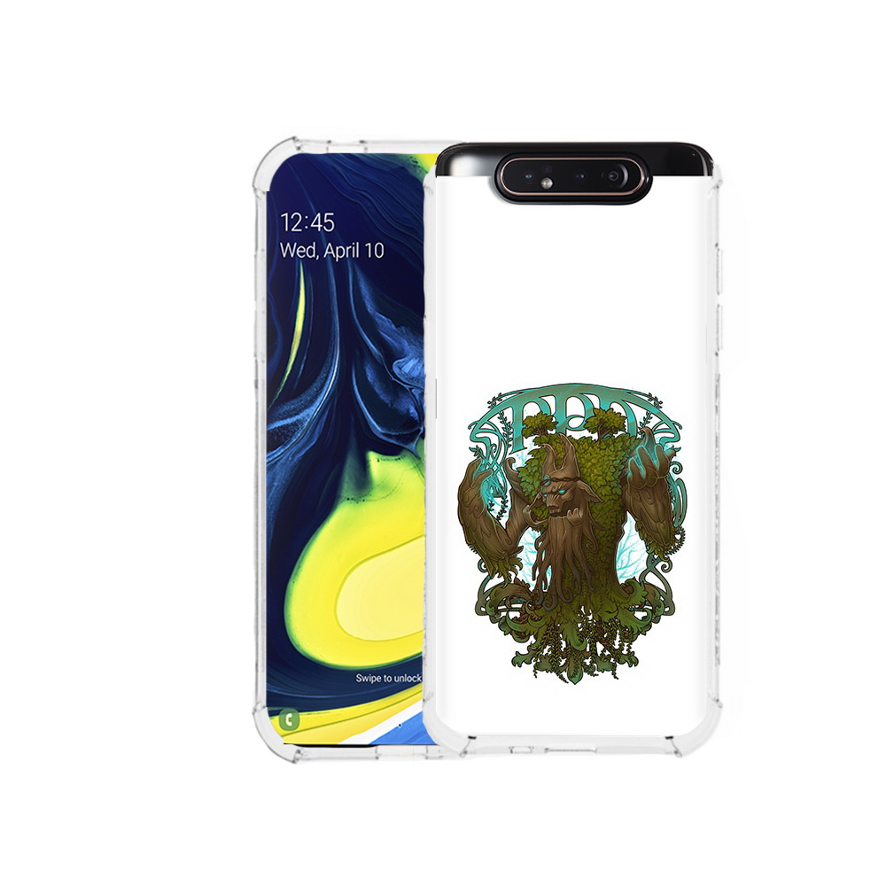 

Чехол MyPads Tocco для Samsung Galaxy A80 trent protector (PT128473.599.25), Прозрачный, Tocco