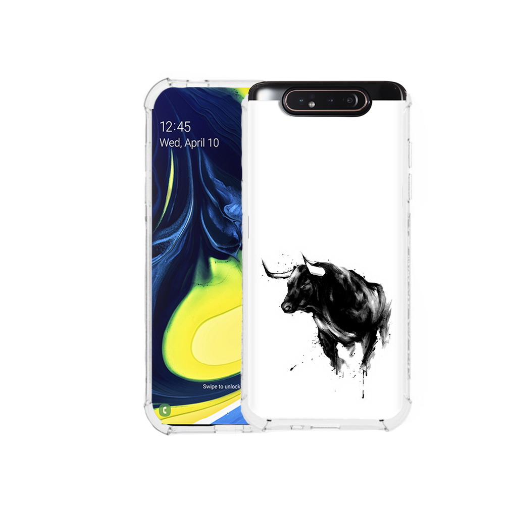 

Чехол MyPads Tocco для Samsung Galaxy A80 бык (PT128473.599.254), Прозрачный, Tocco
