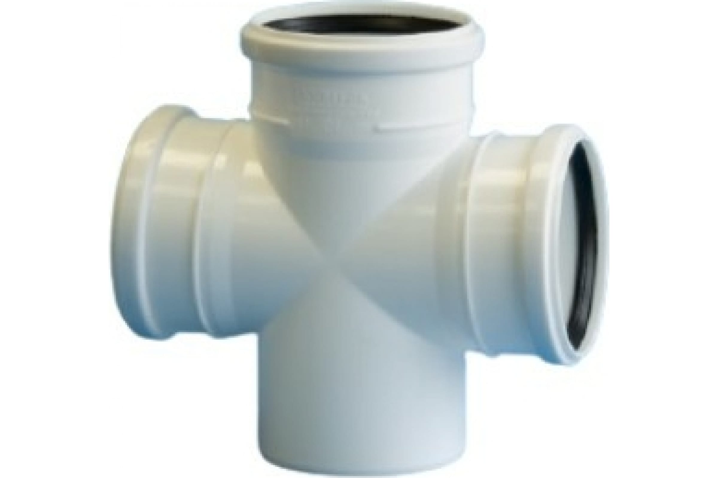Крестовина Политэк ПП одноплоскостная для бесшумной канализации, 110x110x110 мм, 1 шт.