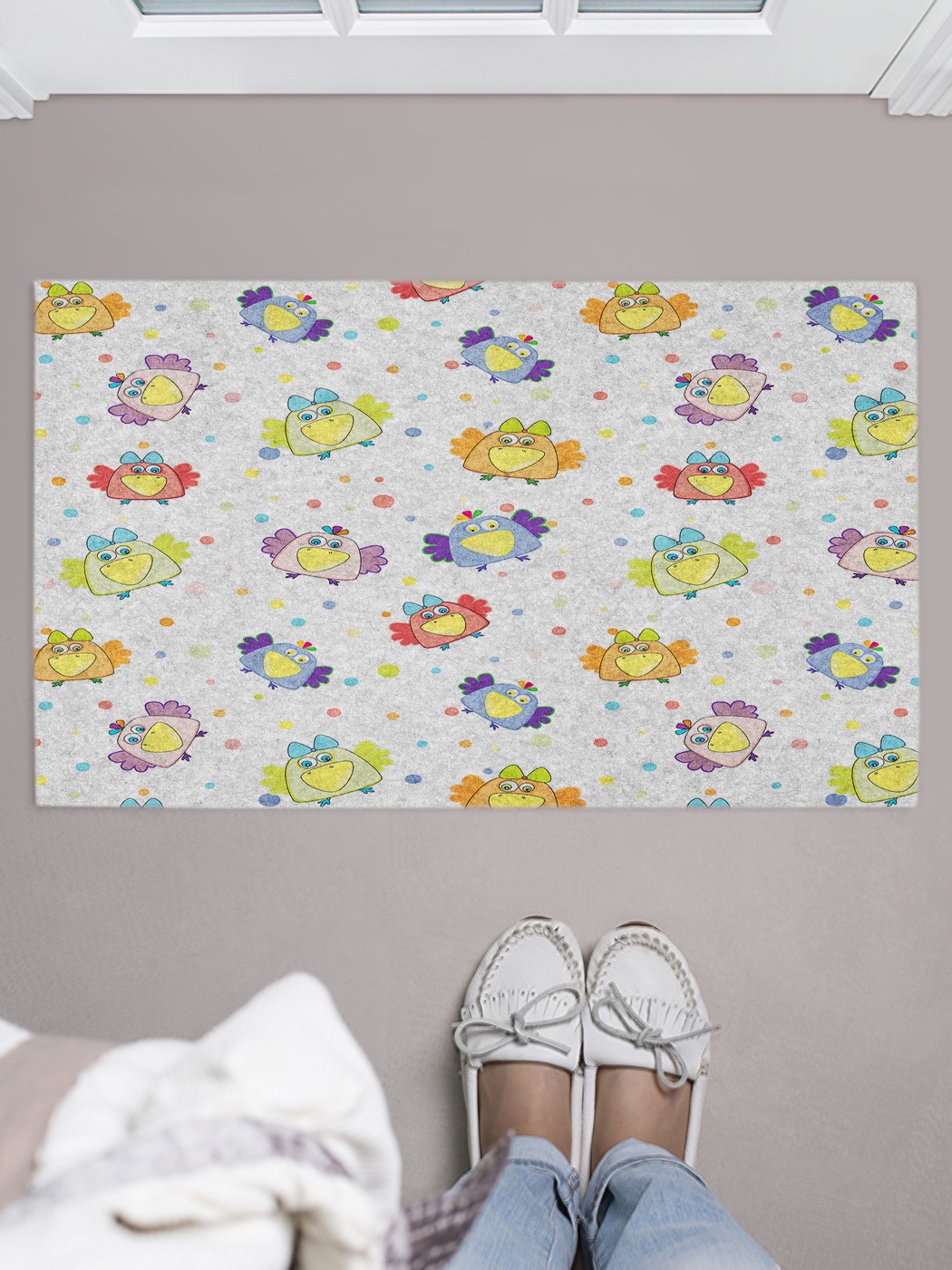 

Придверный коврик в прихожую для обуви, на резиновой основе, 75x45 см door_44119 JoyArty