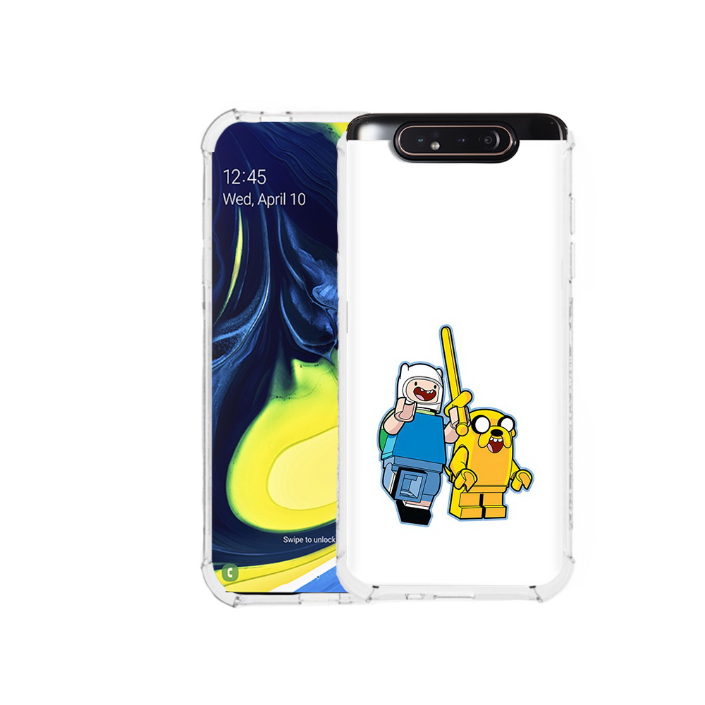 

Чехол MyPads Tocco для Samsung Galaxy A80 время приключений лего (PT128473.599.274), Прозрачный, Tocco