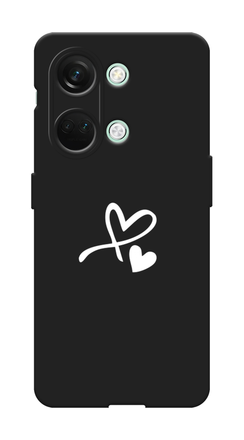 

Чехол Awog на OnePlus Nord 3 "Сердечко минимализм", Белый, 154052-1