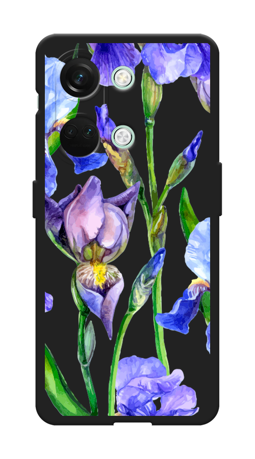 

Чехол Awog на OnePlus Nord 3 "Синие ирисы", Фиолетовый;голубой;зеленый, 154052-1