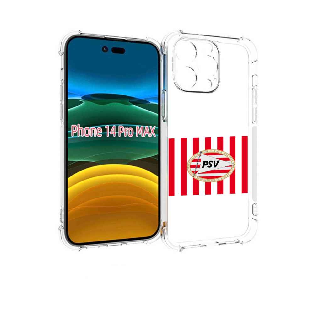 

Чехол MyPads фк псв голландия мужской для iPhone 14 Pro Max, Прозрачный, Tocco