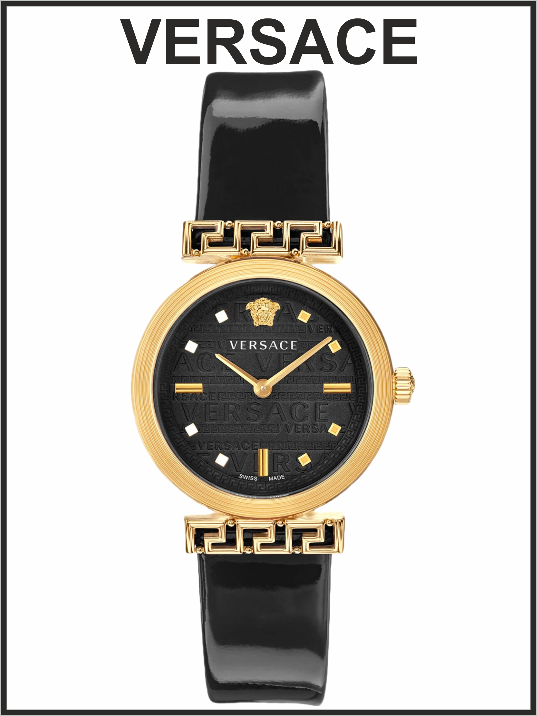 

Наручные часы женские VERSACE VELW00420 черные, VELW00420