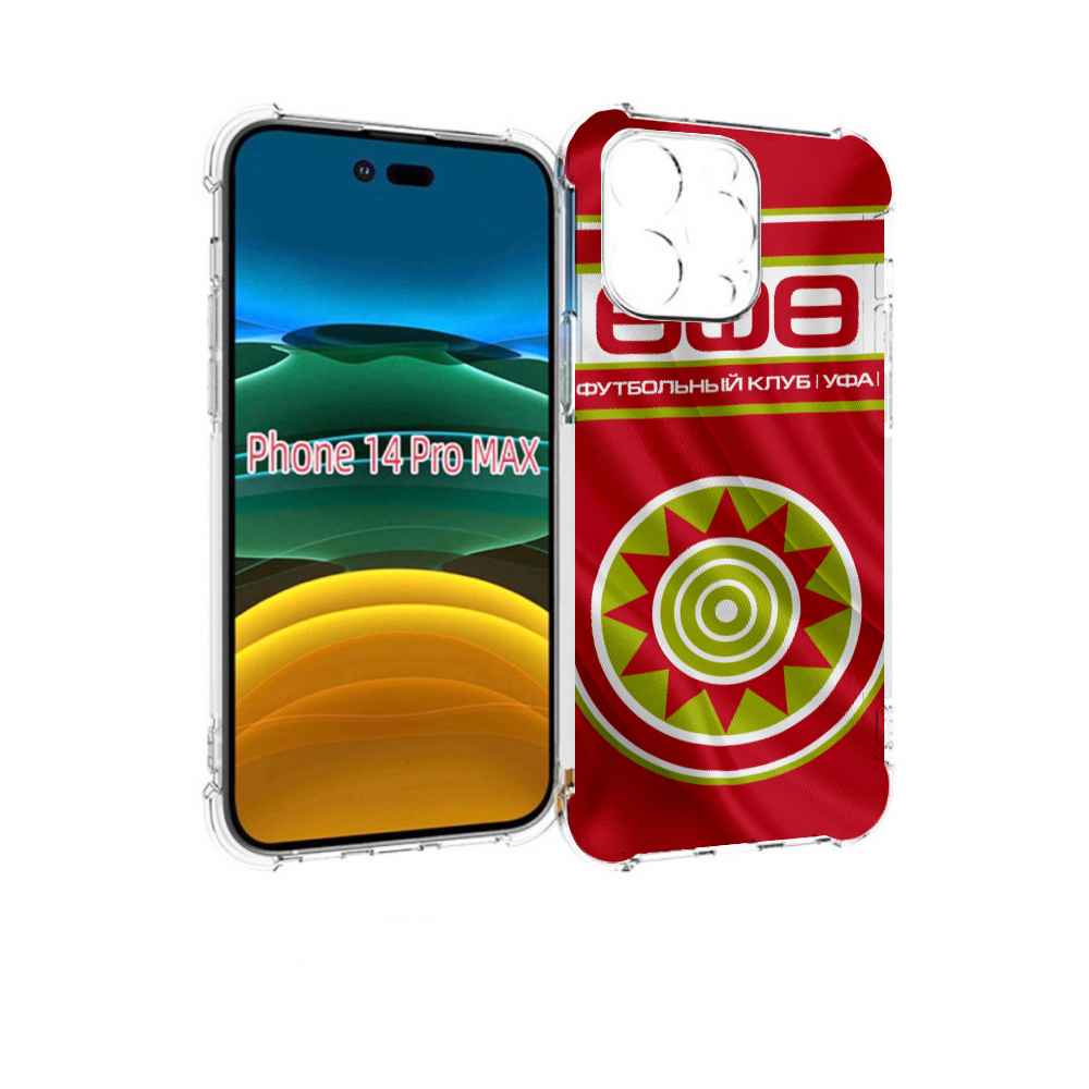 

Чехол MyPads фк уфа для iPhone 14 Pro Max, Прозрачный, Tocco