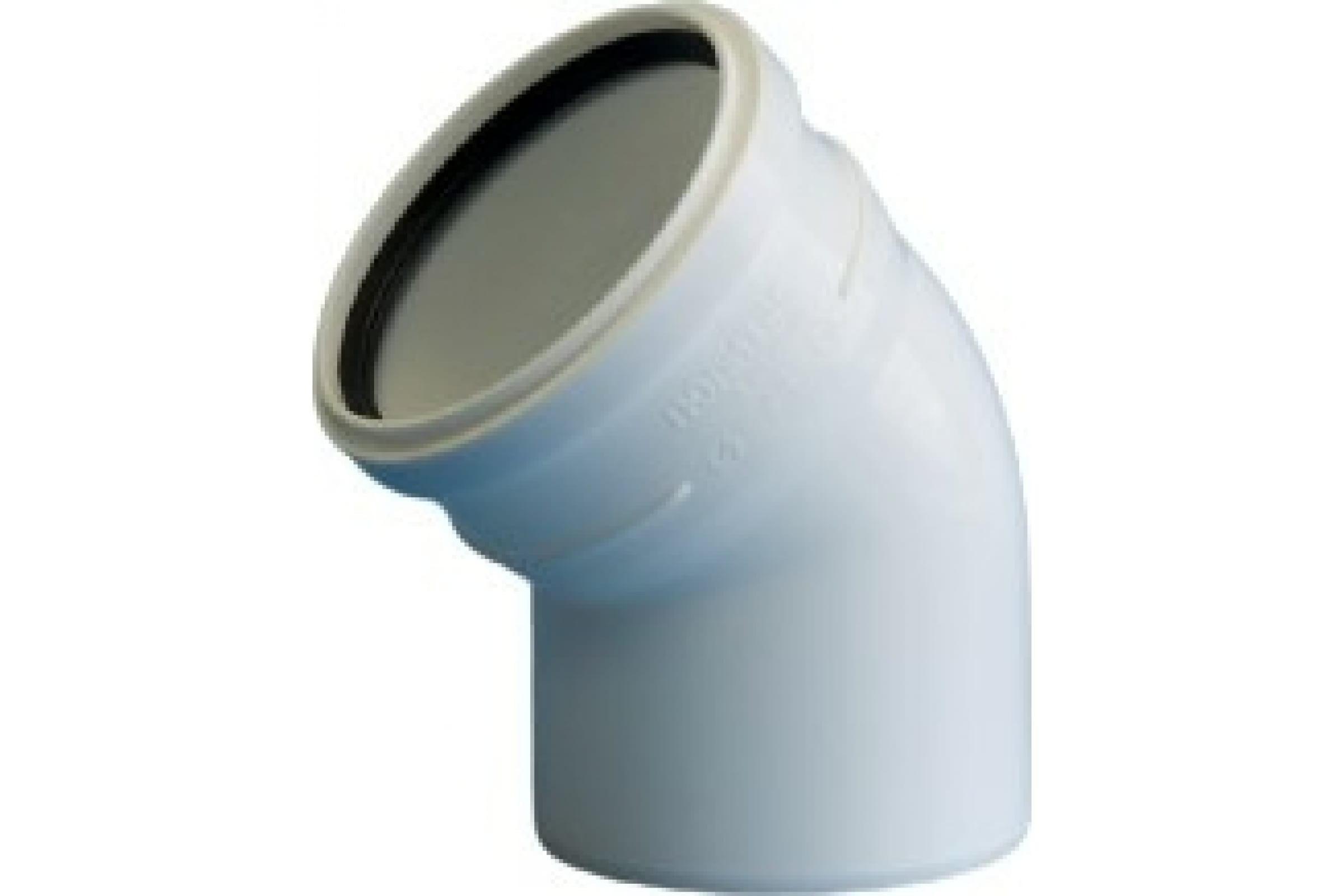 Отвод полипропилен для бесшумной канализации Политэк, d=110 мм 45 град, 1 шт. заглушка полипропилен политэк для бесшумной канализации 110 мм 1 шт