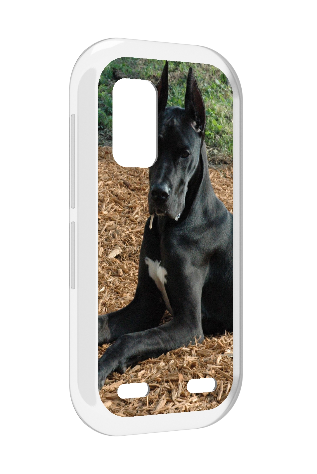 

Чехол MyPads немецкии дог для UleFone Armor X10 / X10 Pro, Прозрачный, Tocco