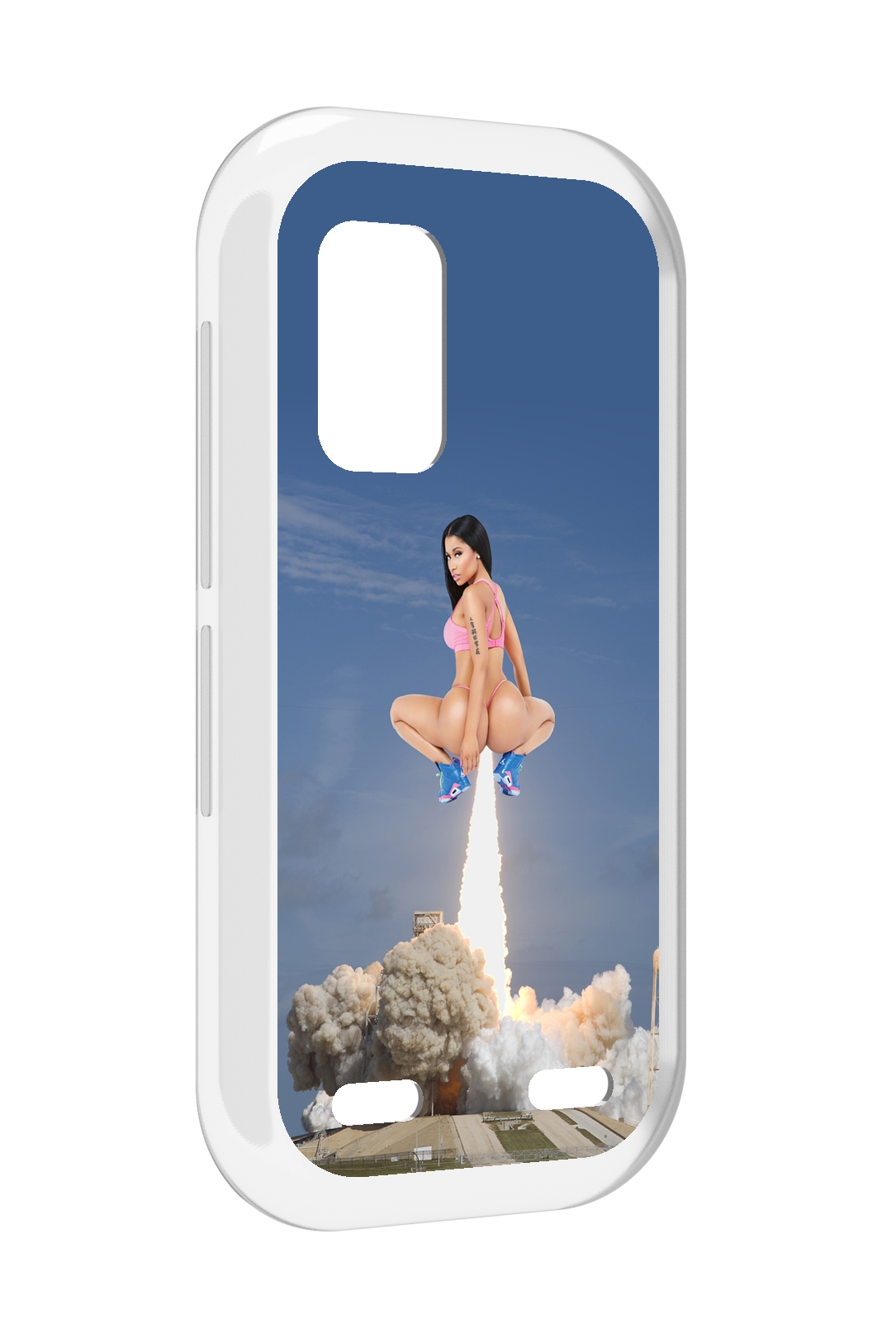 

Чехол MyPads ники-минаж-ракета детский для UleFone Armor X10 / X10 Pro, Прозрачный, Tocco