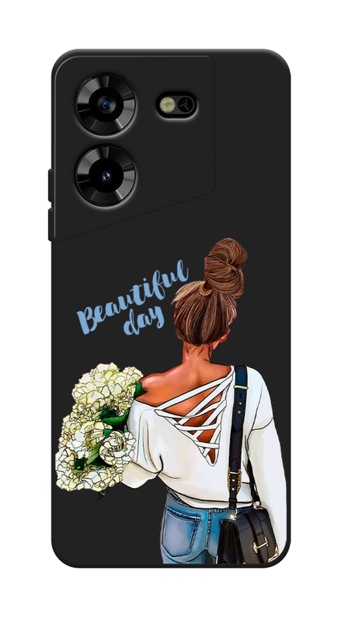 

Чехол Awog на Tecno Pova 5 "Beautiful day vector", Коричневый;белый;зеленый, 303952-1
