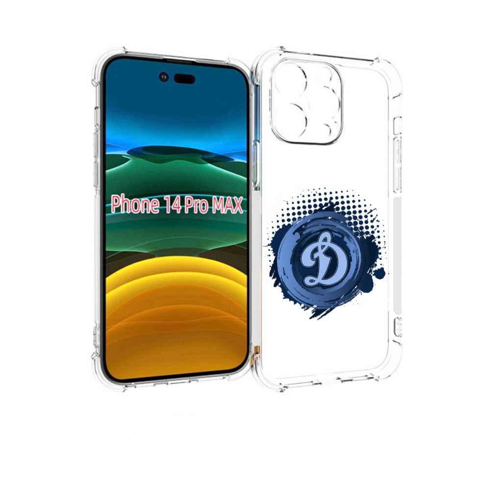

Чехол MyPads хк динамо москва мужской для iPhone 14 Pro Max, Прозрачный, Tocco