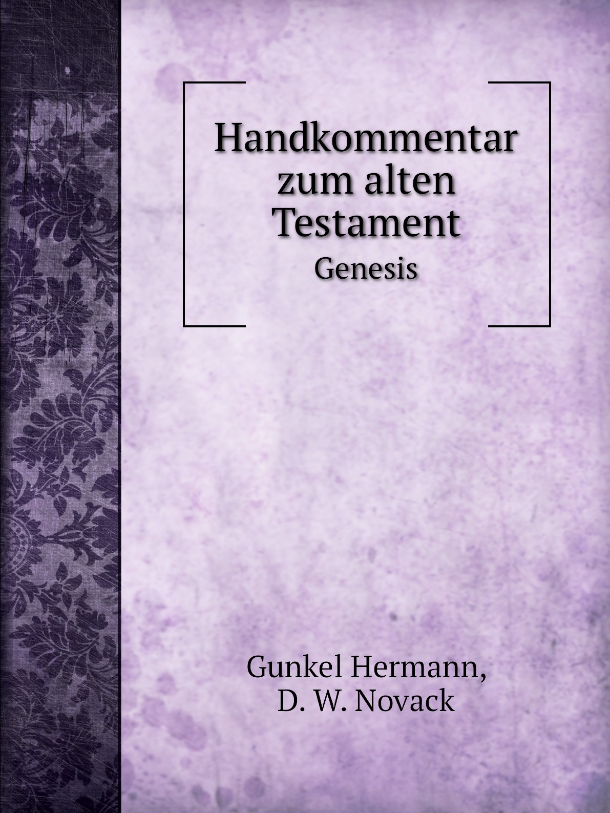 

Handkommentar zum alten Testament
