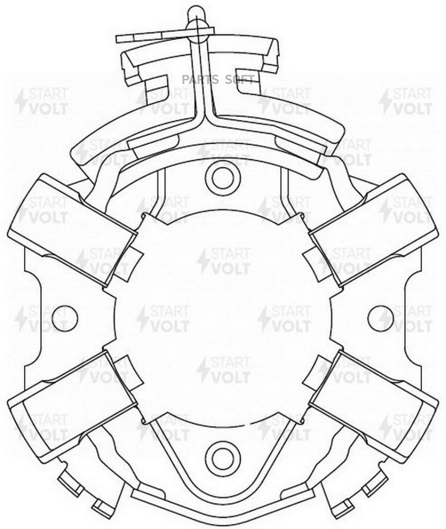 

Щеточный узел стартера VAG PASSAT 11-