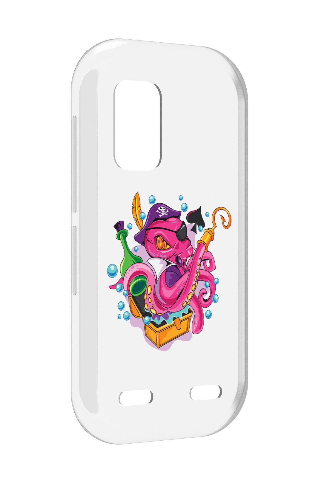 

Чехол MyPads осьминог пират детский для UleFone Armor X10 / X10 Pro, Прозрачный, Tocco