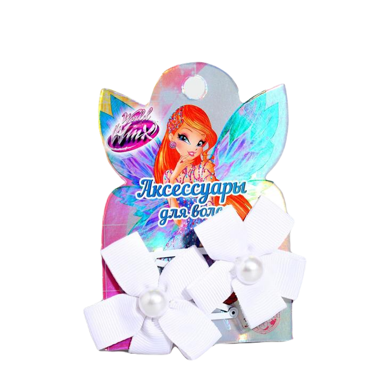 Заколка женская WINX World of WINX, белый. Цвет: белый