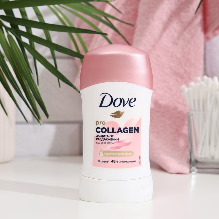 фото Дезодорант женский dove pro-collagen карандаш, 40 мл