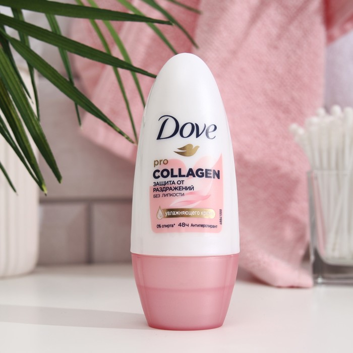 фото Дезодорант женский dove pro-collagen шариковый, 50 мл