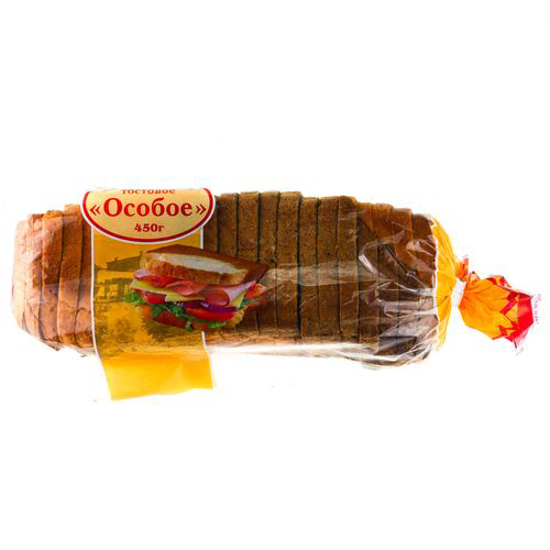 

Хлеб серый Пензенский хлебозавод №4 Особое тостовое 450 г, Особое тостовое