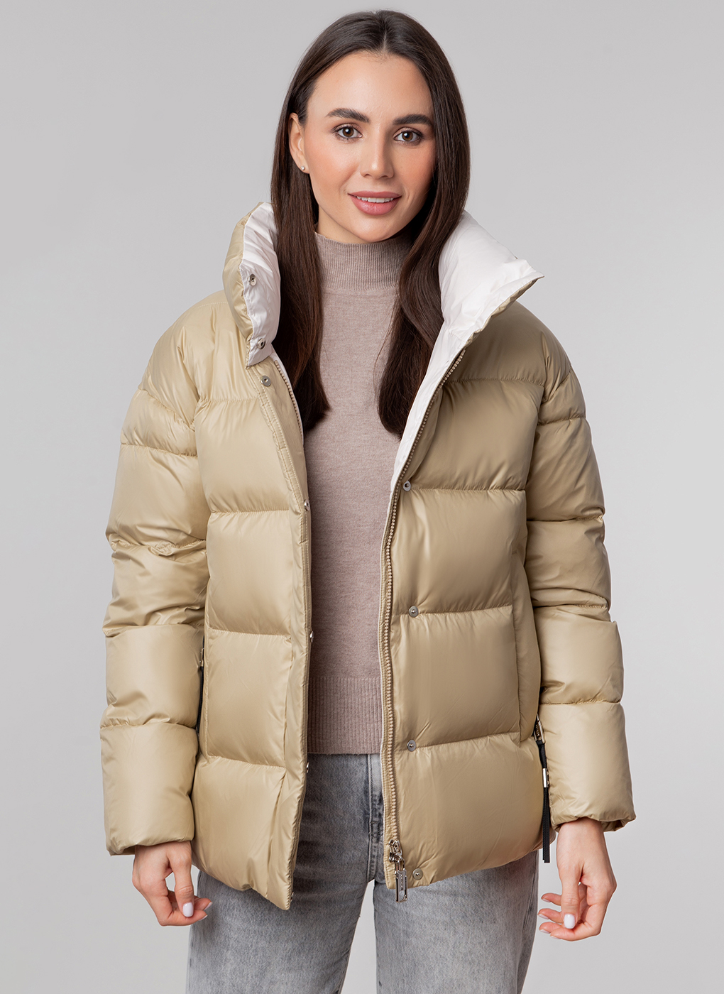 

Куртка женская Britt 57936 бежевая 42 RU, 57936