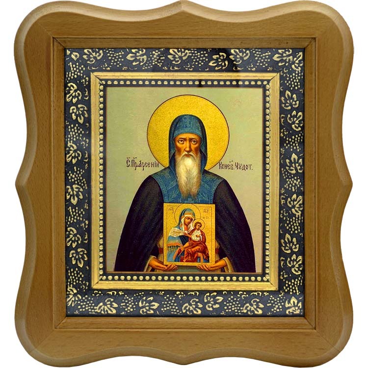 

Арсений Коневский Преподобный Чудотворец. Икона на холсте.