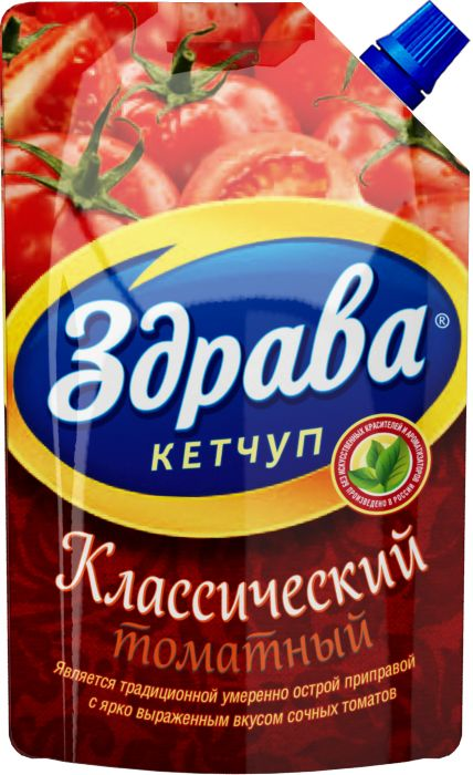 

Кетчуп Здрава Классический томатный 500 г