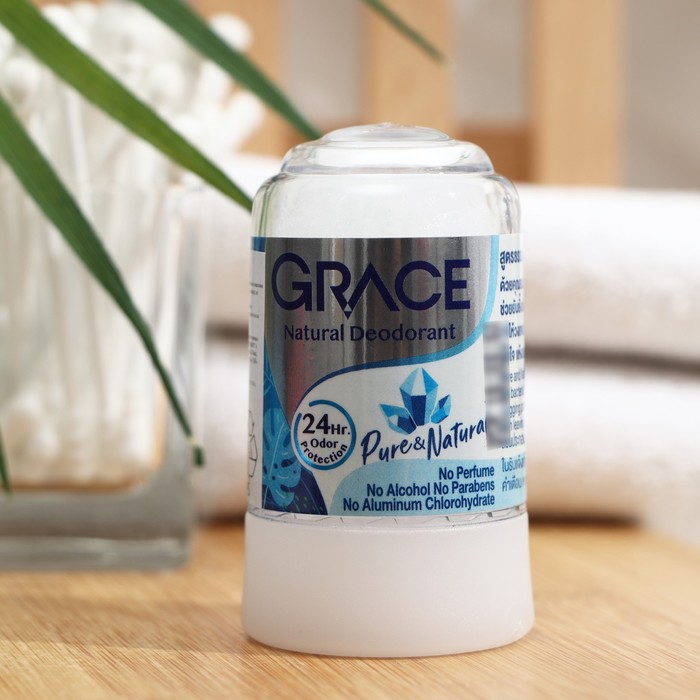 

Дезодорант кристаллический Grace Mineral Herbal Deodorant классический, 70 г