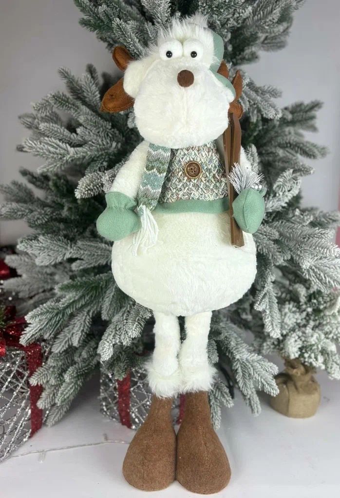 

Лось Merry Christmas 18623-1, Белый