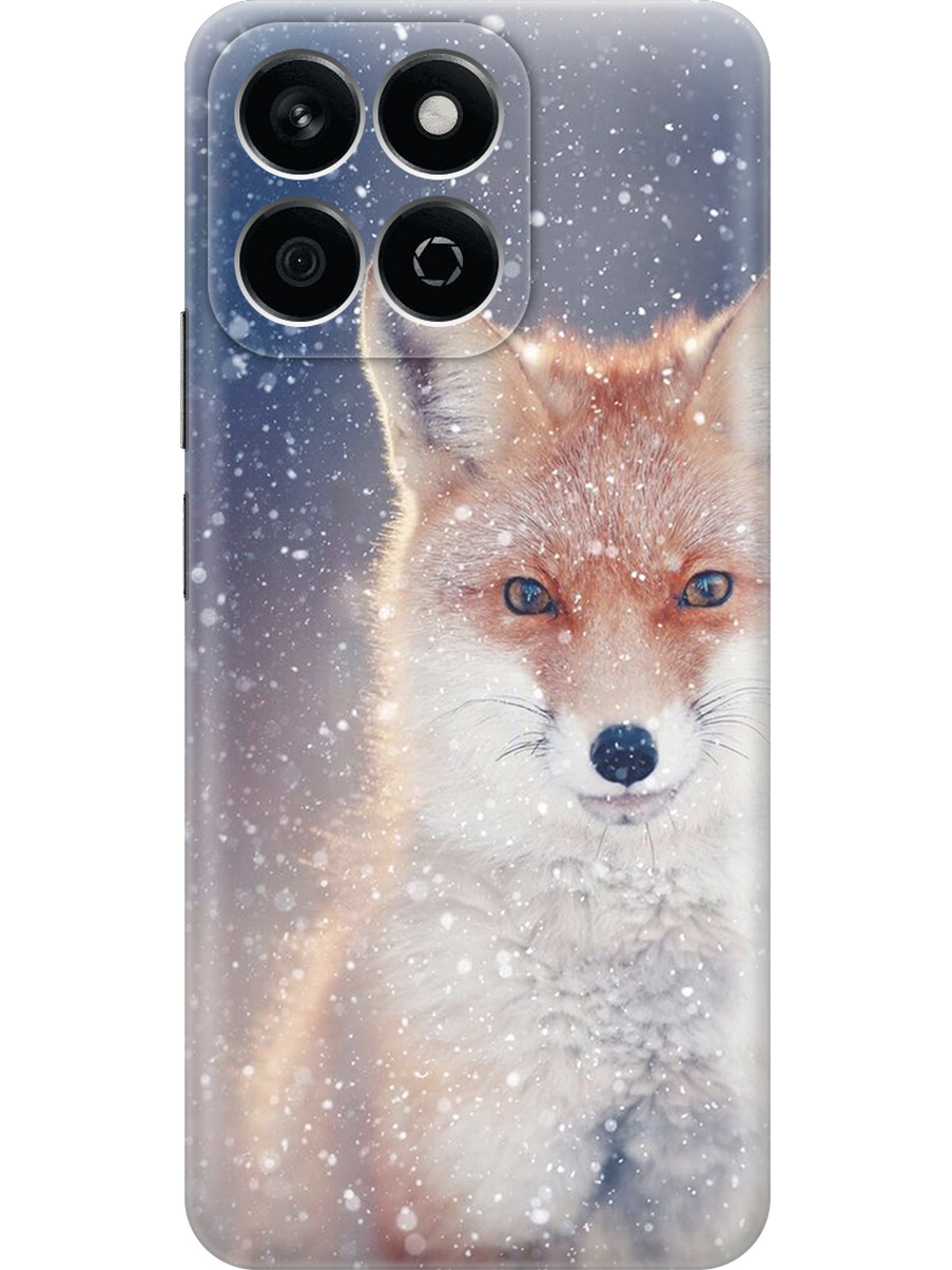 

Силиконовый чехол на Honor X7C с принтом "Лисица в снегопад", Прозрачный;белый;оранжевый;синий, 786720512