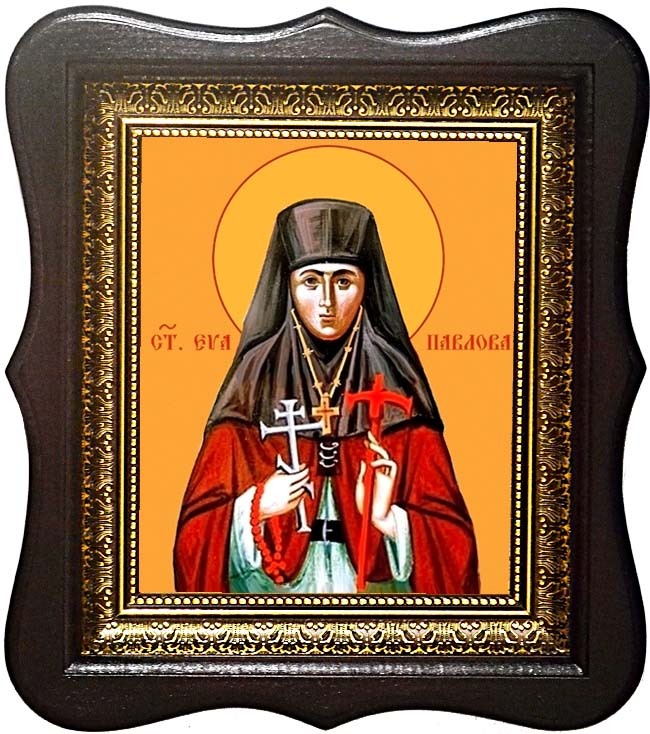 

Ева Павлова игумения преподобномученица. Икона на холсте.