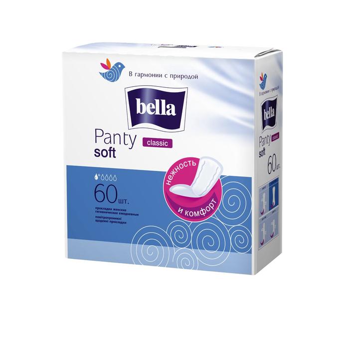 

Ежедневные прокладки Bella Panty Soft Classic, 60 шт.