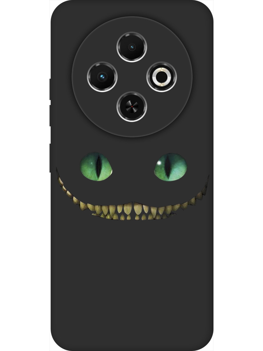 

Силиконовый чехол на Tecno Spark 30C с принтом "Чеширский кот" матовый черный, Черный;прозрачный;белый;зеленый, 786716371